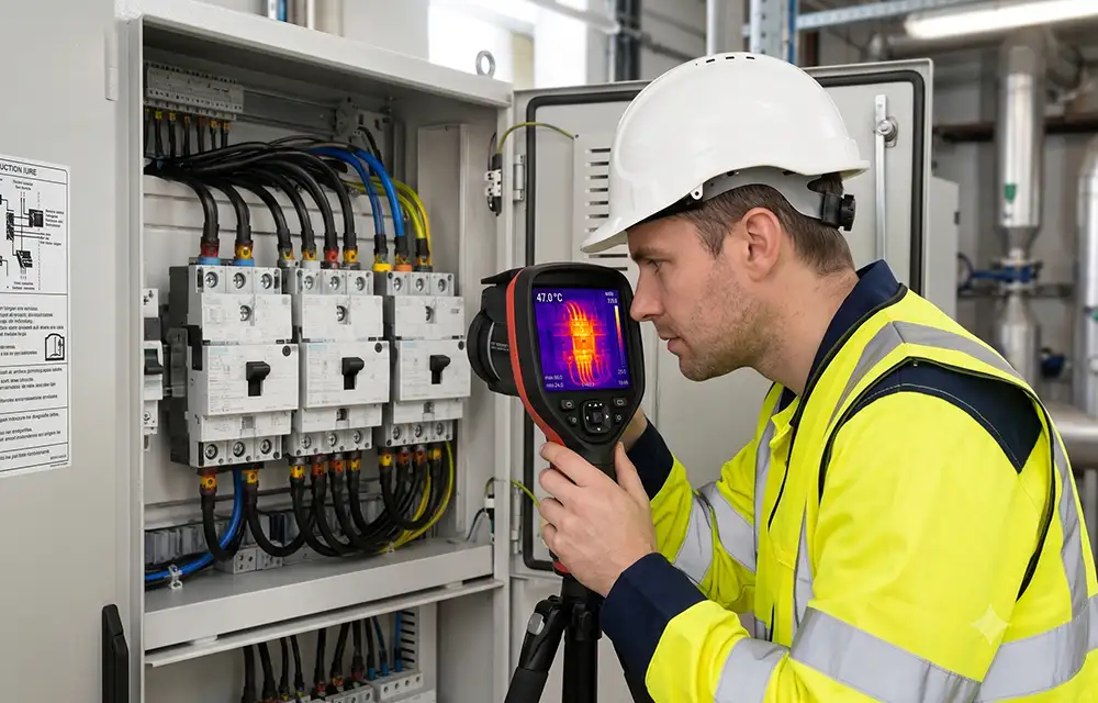 Infrared thermographic inspection